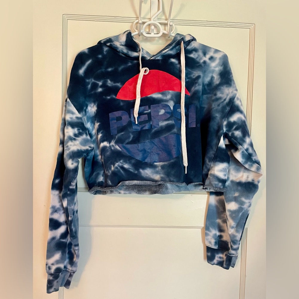 Pepsi Blue and White Fleece